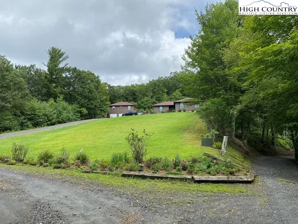 a view of an outdoor space and a yard