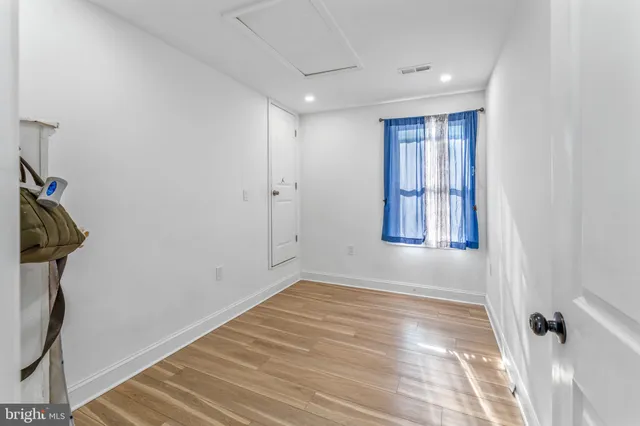 a view of hallway with window