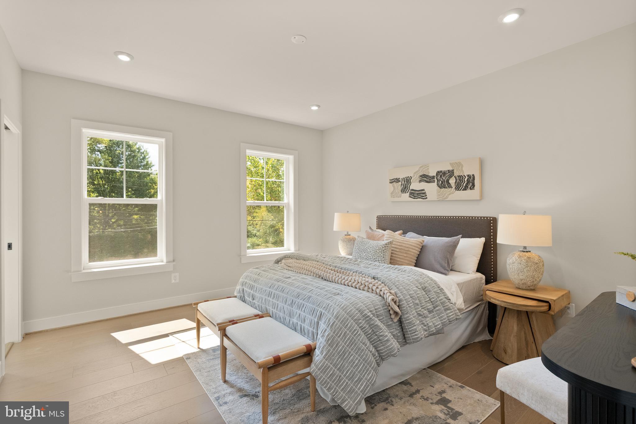 7203 Barnett Road Bethesda, MD 20817 - Photo 25 of 29 a bedroom with a bed and a window