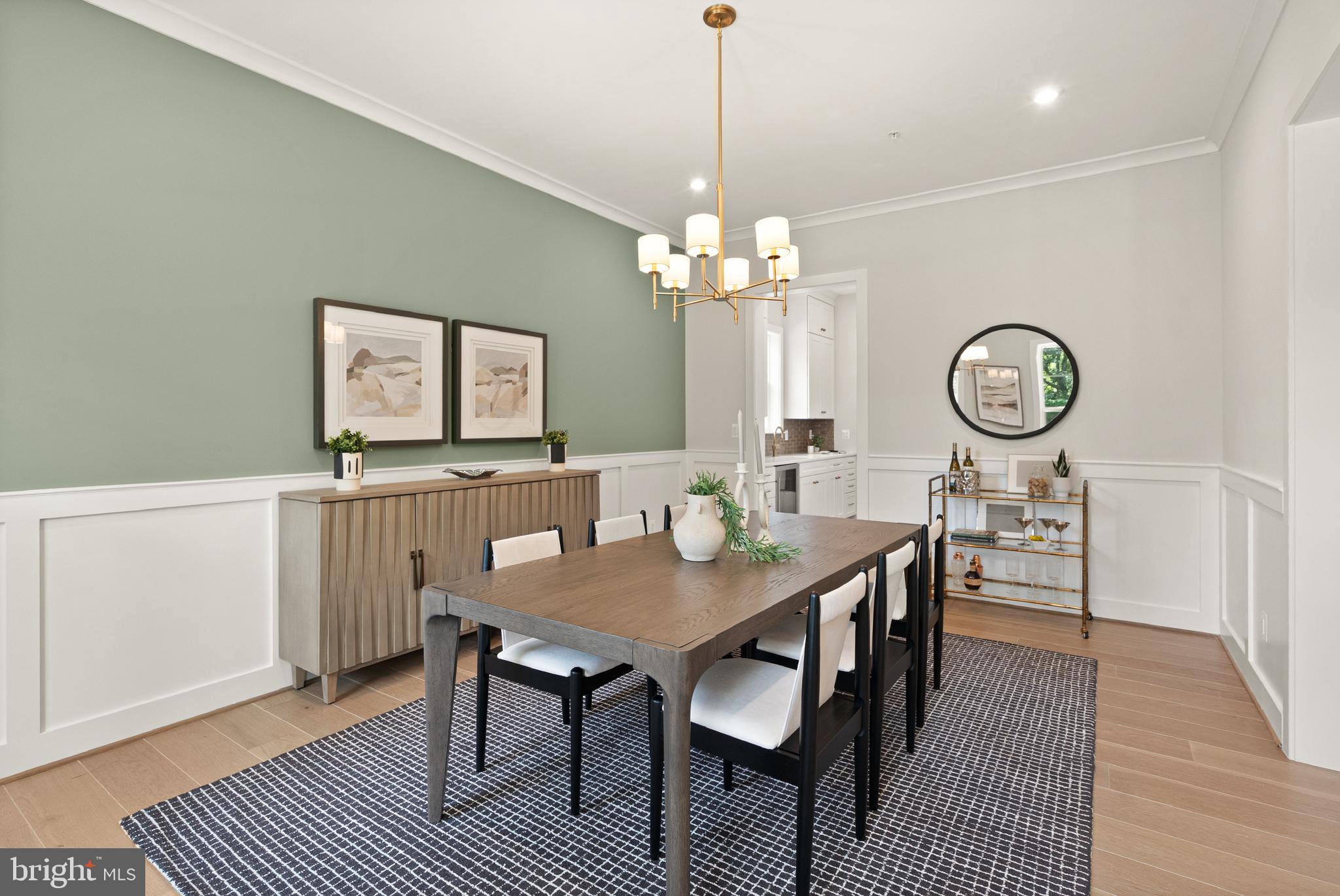 7203 Barnett Road Bethesda, MD 20817 - Photo 4 of 29 a view of a dining room with furniture and wooden floor