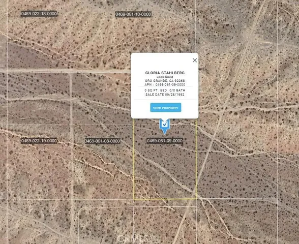 $37,500 | 0 Elderberry, Oro Grande, CA 92368