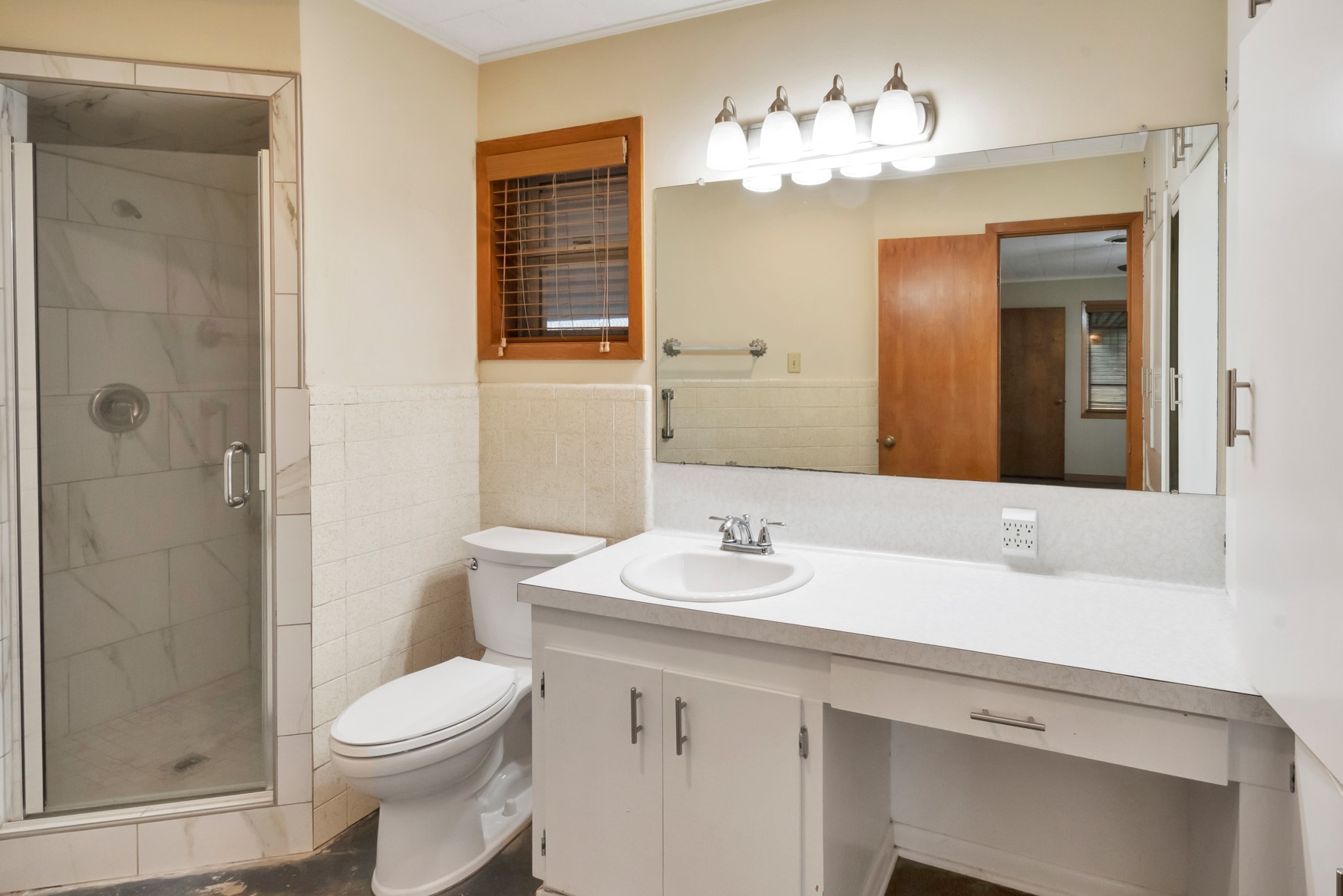 5629 Highway 59 Edna, TX 77957 - Photo 42 of 49 a bathroom with a sink a toilet and shower