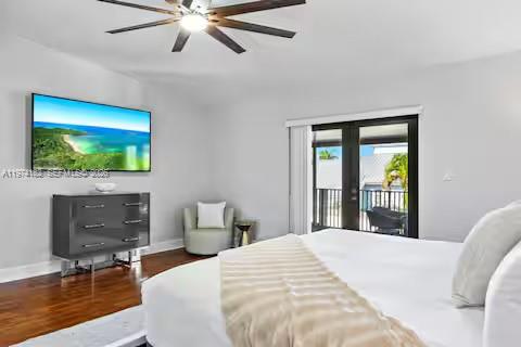 6140 Southwest 56th Court Davie, FL 33314 - Photo 41 of 69 Modern master suite with tropical balcony access!