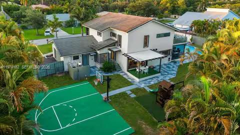 6140 Southwest 56th Court Davie, FL 33314 - Photo 55 of 69 Backyard paradise with basketball court and pool!