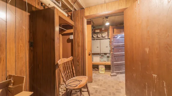 a view of a house with a window