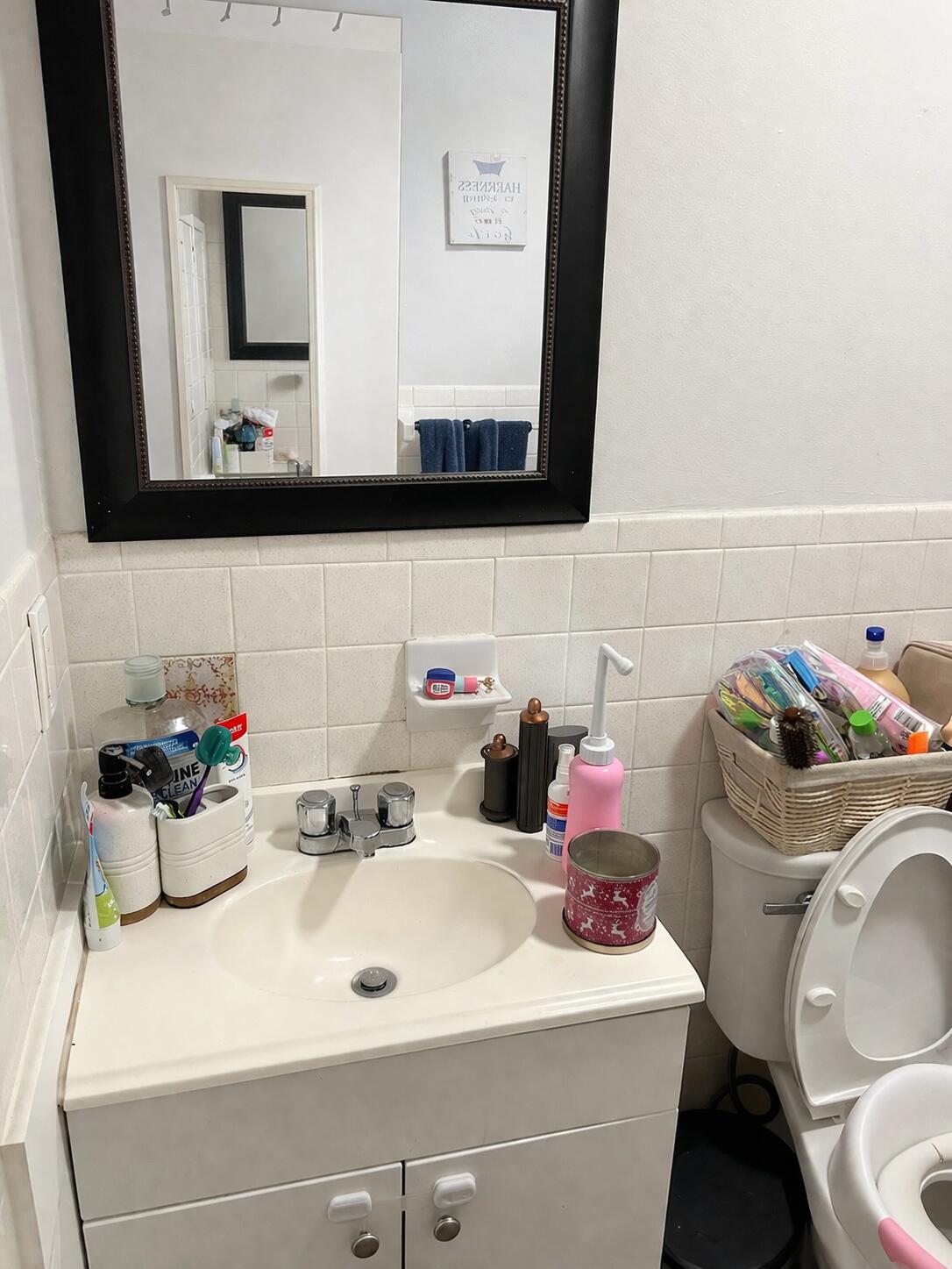 333 Southeast Martin Avenue, Unit 47 Stuart, FL 34996 - Photo 7 of 11 a bathroom with a sink and a mirror