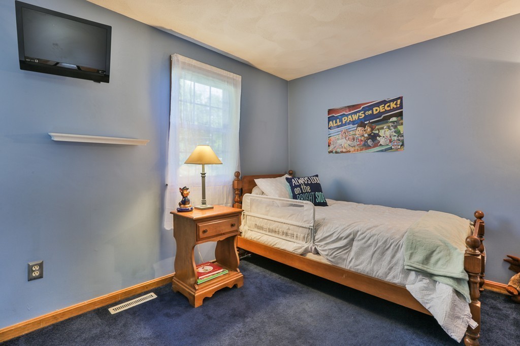 20 Patten Road Tewksbury, MA 01876 - Photo 21 of 29 a bedroom with a bed and a flat screen tv