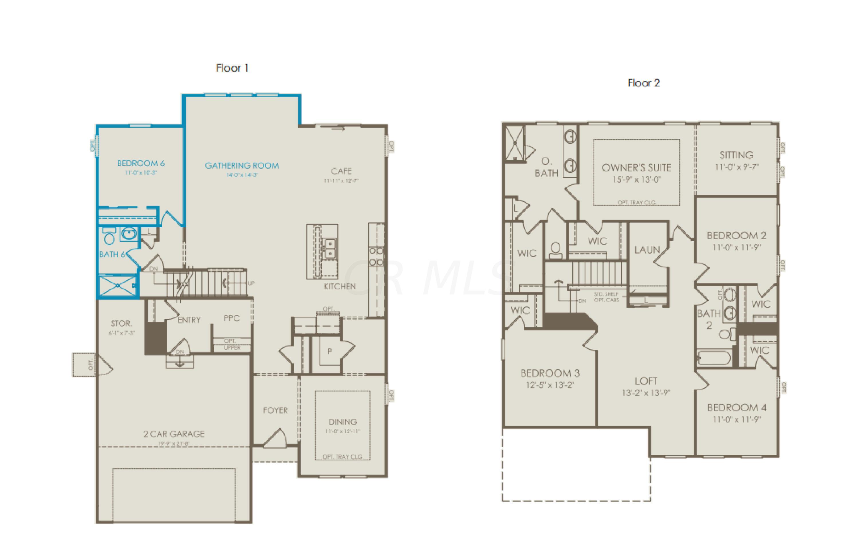 129 East Wind Road, Unit LOT 13958 Delaware, OH 43015 - Photo 35 of 35 Floorplan