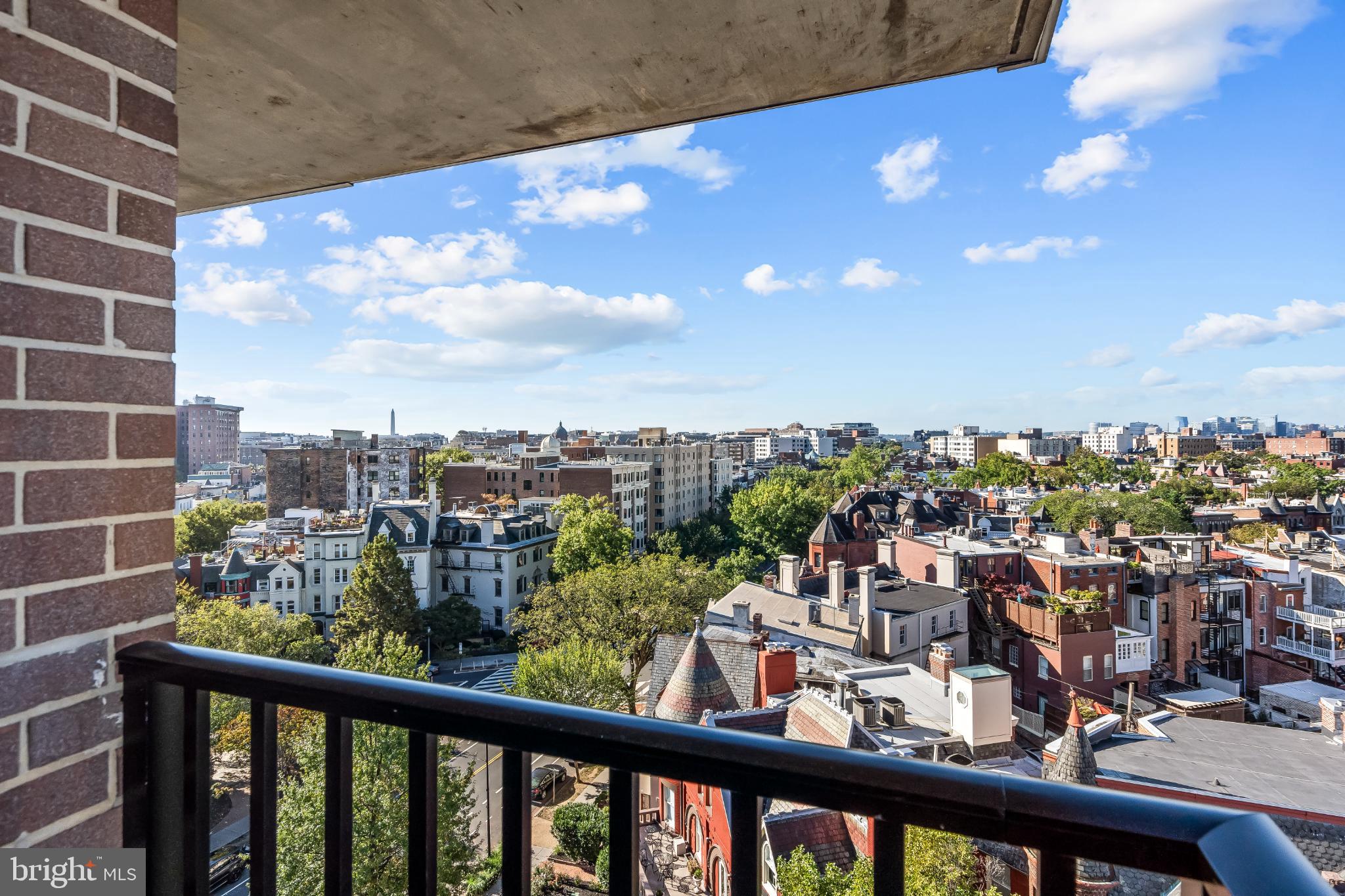 1816 New Hampshire Avenue Northwest, Unit 1009 Washington, DC 20009 - Photo 8 of 23 a view of a balcony with city view