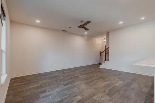 wooden floor in an empty room