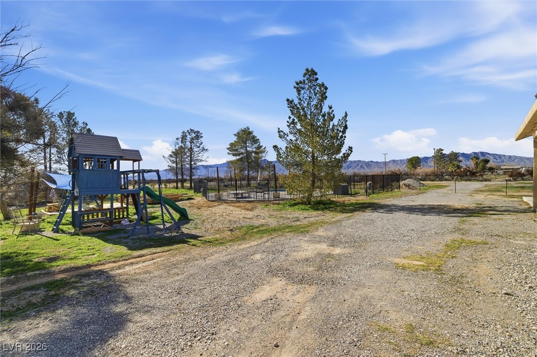 2570 East Kellogg Road Pahrump, NV 89048 - Photo 46 of 60 1.25-acre property, fully-fenced with electric, rolling gates.