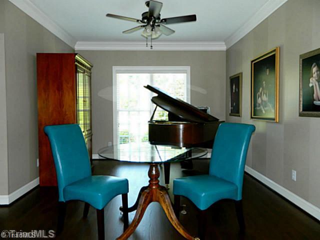 2314 Addison Boulevard High Point, NC 27262 - Photo 3 of 16 Dining Room. Crown moulding, recess lighting, and hardwood floors through out home!