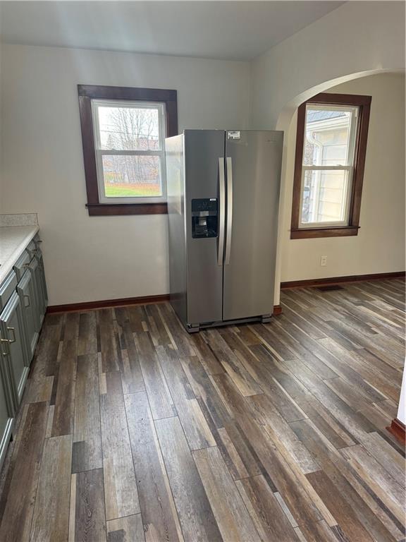 609 Park Avenue Farrell, PA 16121 - Photo 19 of 49 an empty room with wooden floor and windows
