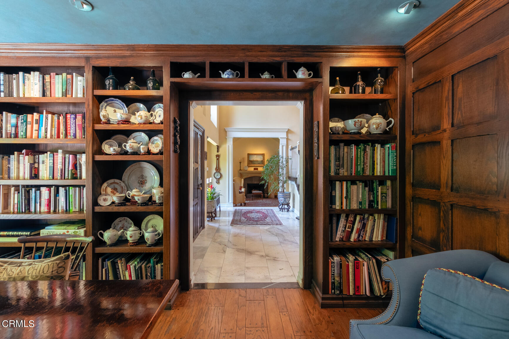 930 Ellington Lane Pasadena, CA 91105 - Photo 16 of 65 a view of living room with furniture and book shelf