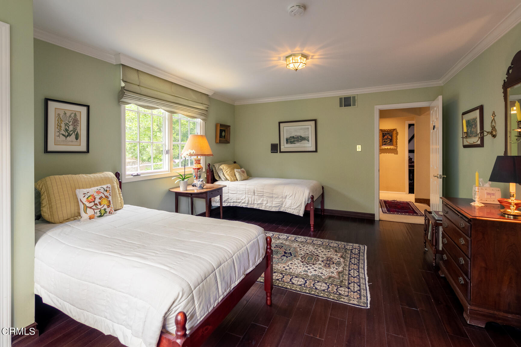 930 Ellington Lane Pasadena, CA 91105 - Photo 40 of 65 a bedroom with two beds and a dresser next to a window