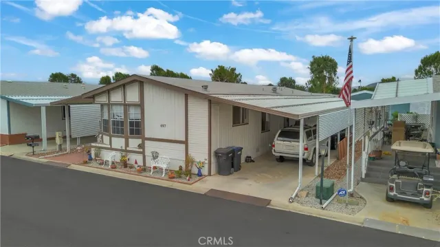 a view of city and mountain