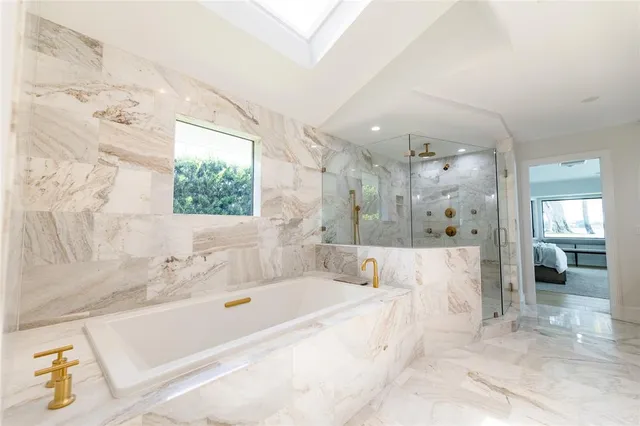 a view of a hallway from a hallway