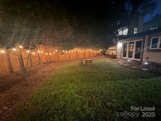 a living room with a fireplace