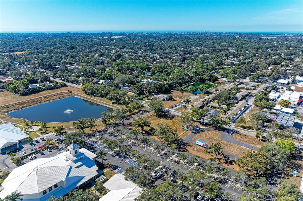 4010 South Lockwood Ridge Road Sarasota, FL 34231 - Photo 45 of 48 an aerial view of residential houses with outdoor space