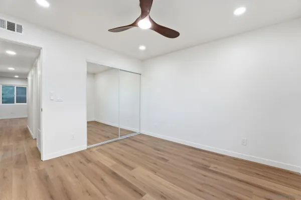 wooden floor in an empty room