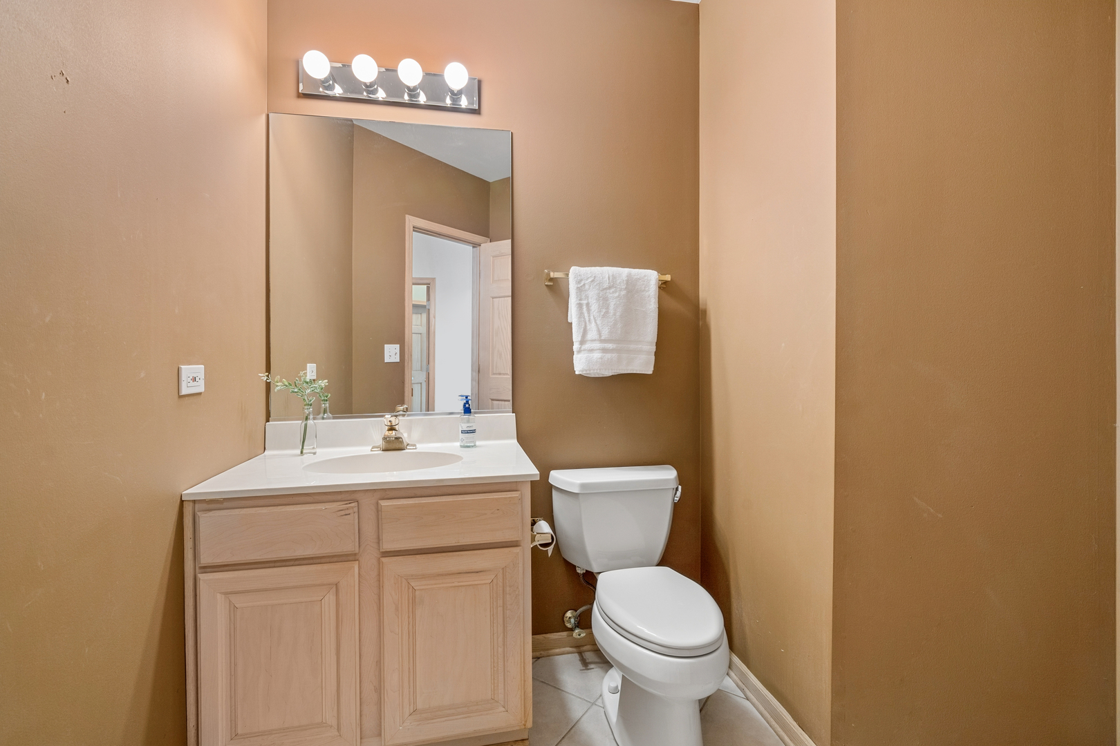 1738 Park Ridge Point Park Ridge, IL 60068 - Photo 11 of 27 a bathroom with a toilet sink vanity and mirror