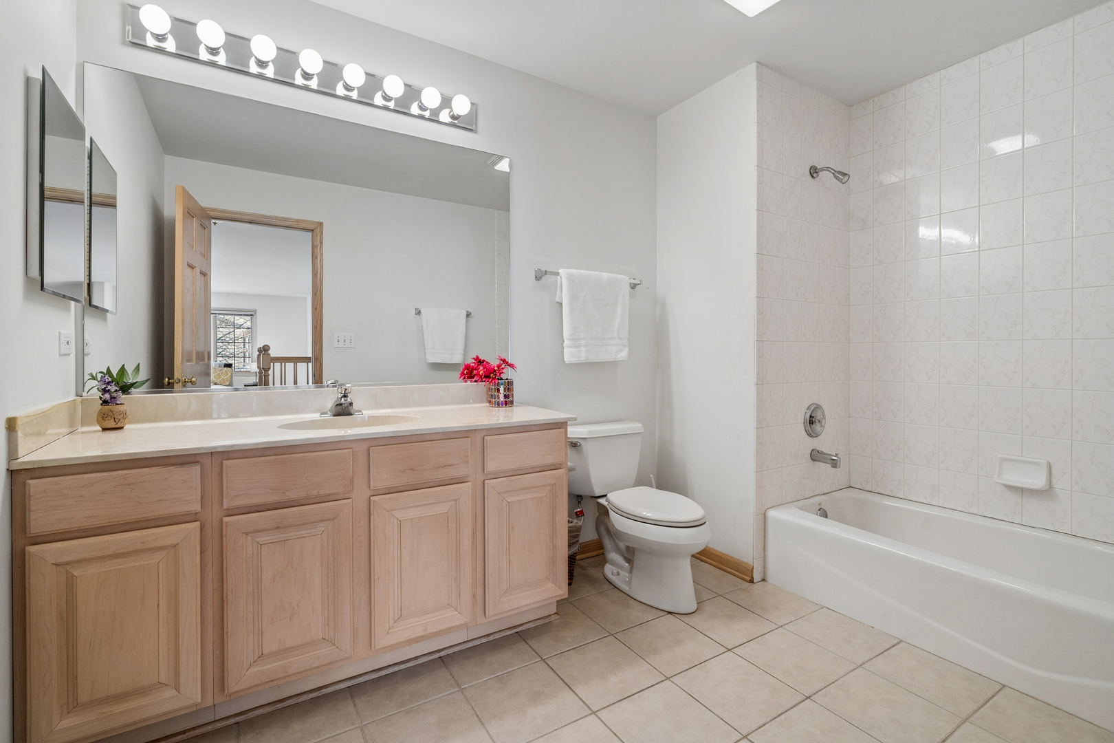 1738 Park Ridge Point Park Ridge, IL 60068 - Photo 20 of 27 a bathroom with a toilet a sink and a bathtub