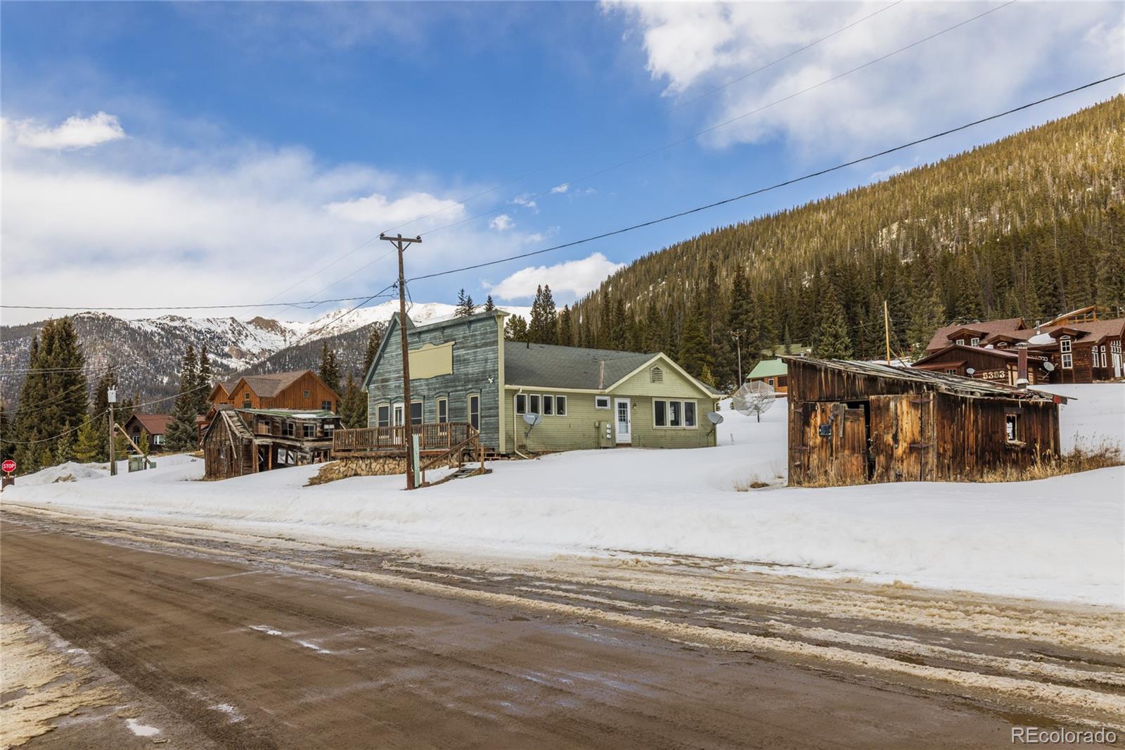 5355 Montezuma Road Montezuma, CO 80435 - Photo 11 of 50 a view of a house with a snow on the road