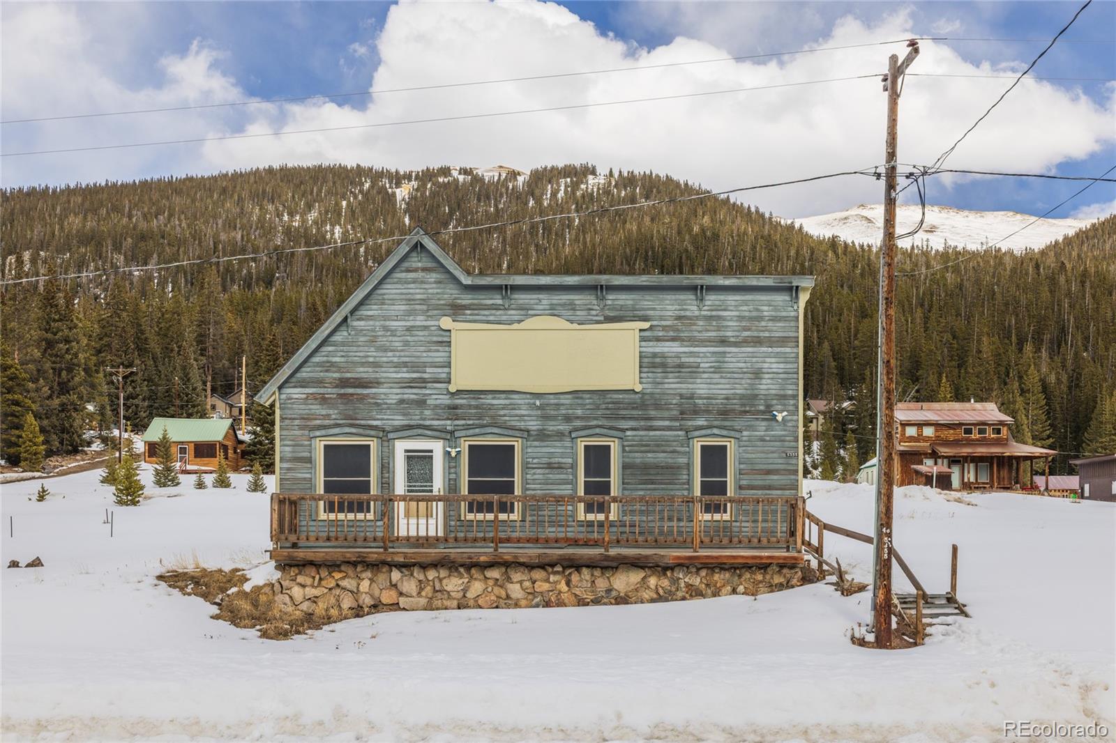 5355 Montezuma Road Montezuma, CO 80435 - Photo 15 of 50 a view of a house with sitting area