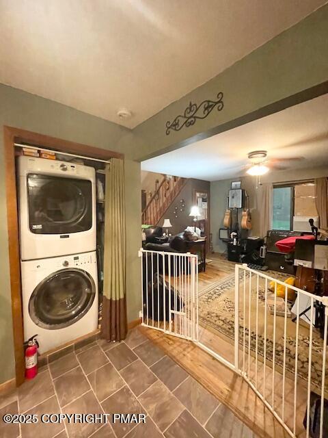 1450 Deer Run East Bushkill, PA 18324 - Photo 14 of 24 a view of a hallway with washer and dryer