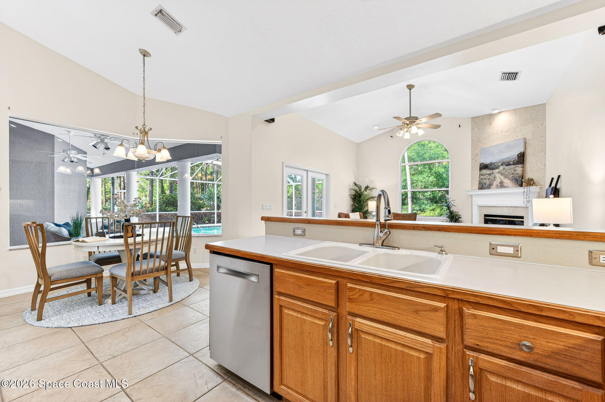 4404 Long Lake Road Melbourne, FL 32934 - Photo 23 of 92 View from the Kitchen
