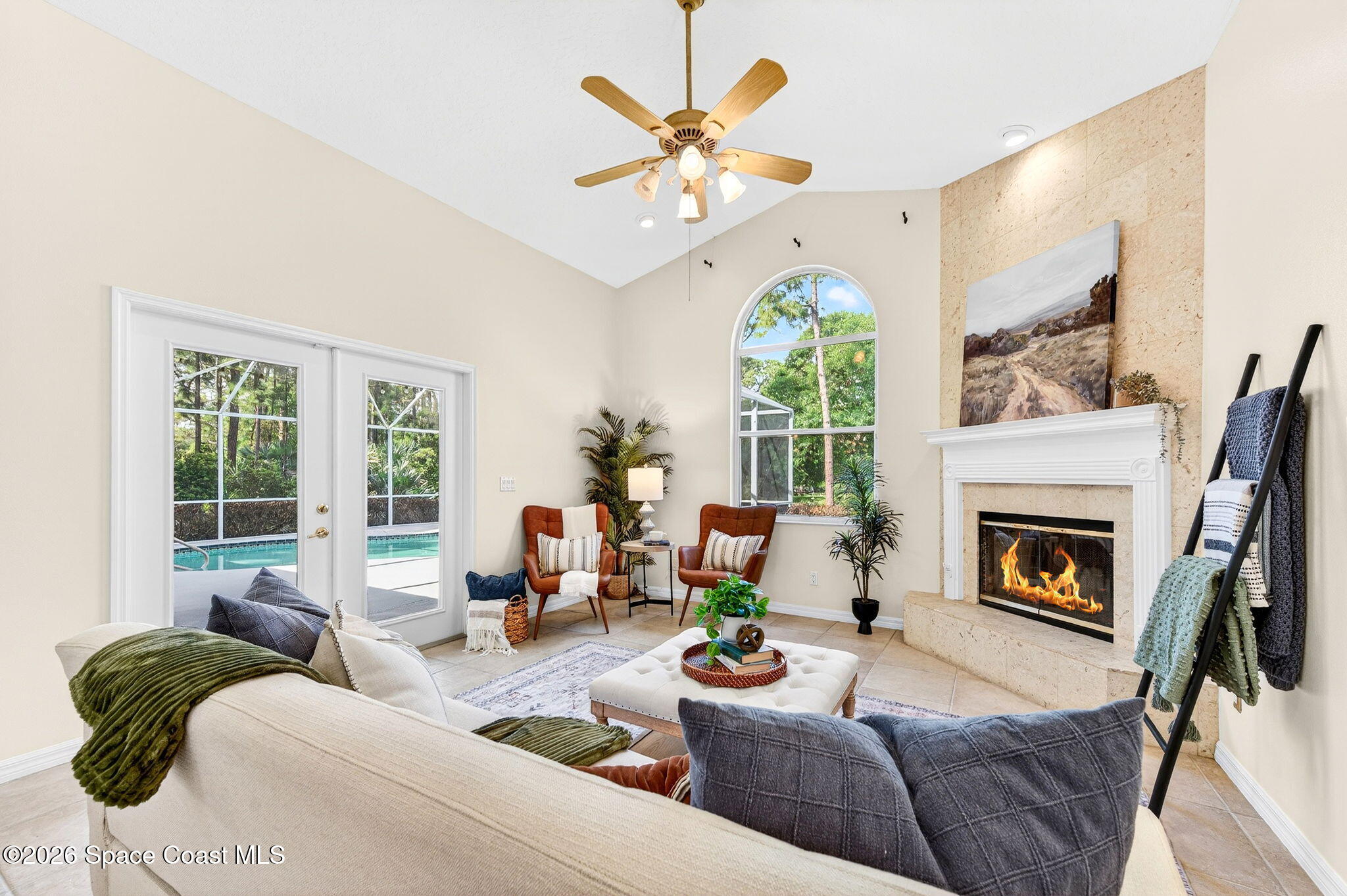 4404 Long Lake Road Melbourne, FL 32934 - Photo 3 of 92 Family Room with a view of the Pool