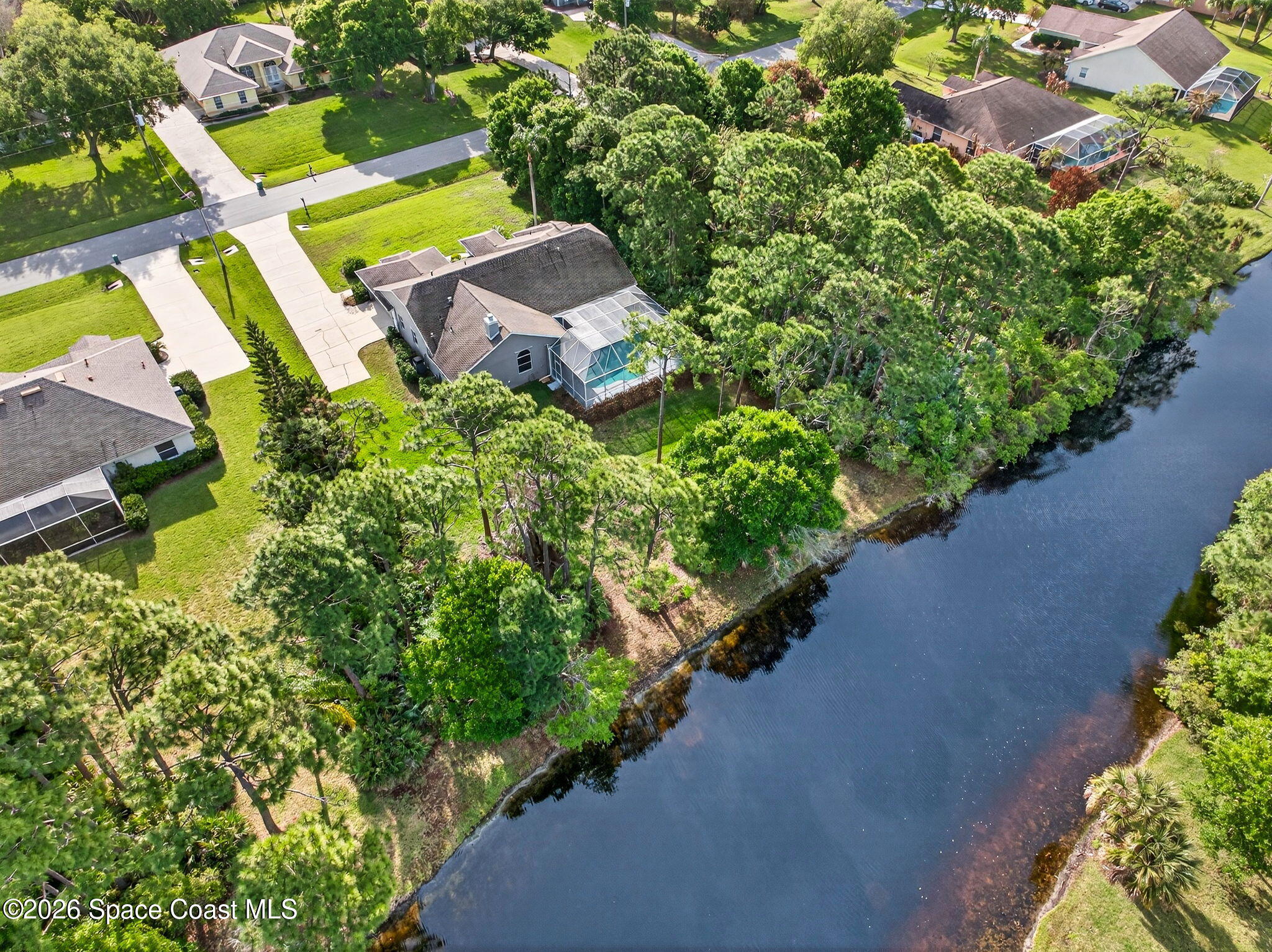 4404 Long Lake Road Melbourne, FL 32934 - Photo 65 of 92 Aerial View
