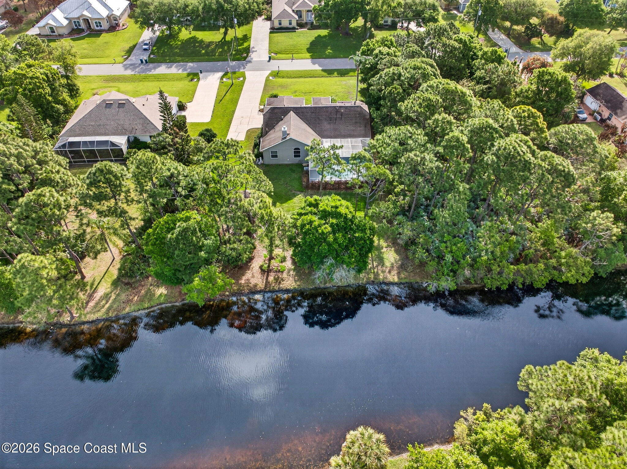4404 Long Lake Road Melbourne, FL 32934 - Photo 66 of 92 Aerial View
