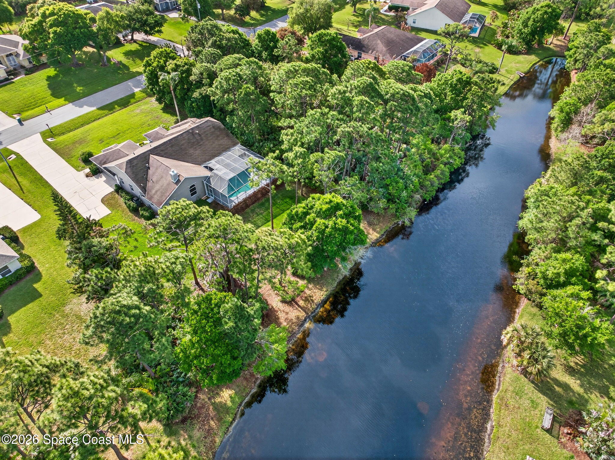 4404 Long Lake Road Melbourne, FL 32934 - Photo 67 of 92 Aerial View