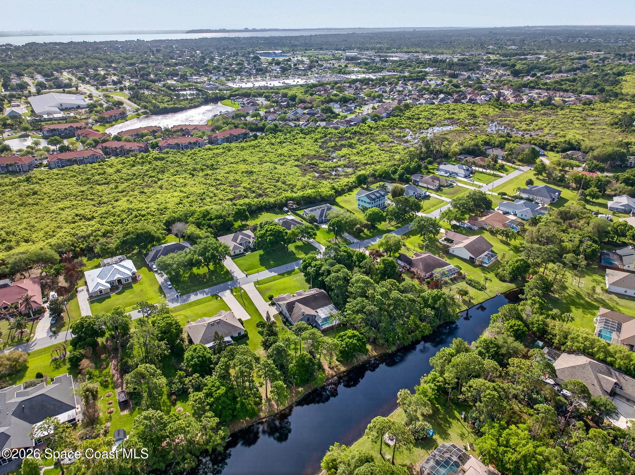 4404 Long Lake Road Melbourne, FL 32934 - Photo 72 of 92 Aerial view of the neighborhood