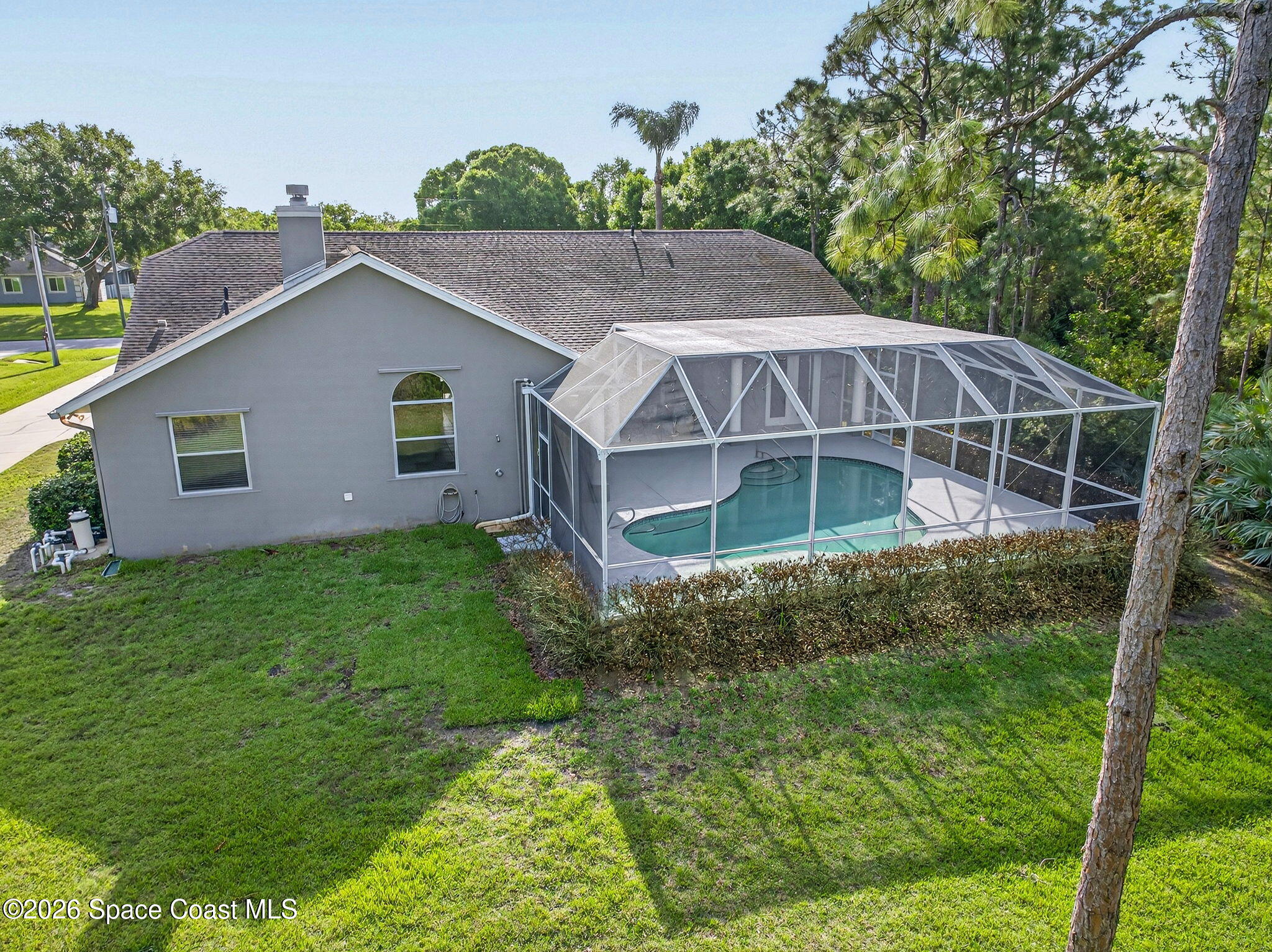 4404 Long Lake Road Melbourne, FL 32934 - Photo 74 of 92 View of the screened pool
