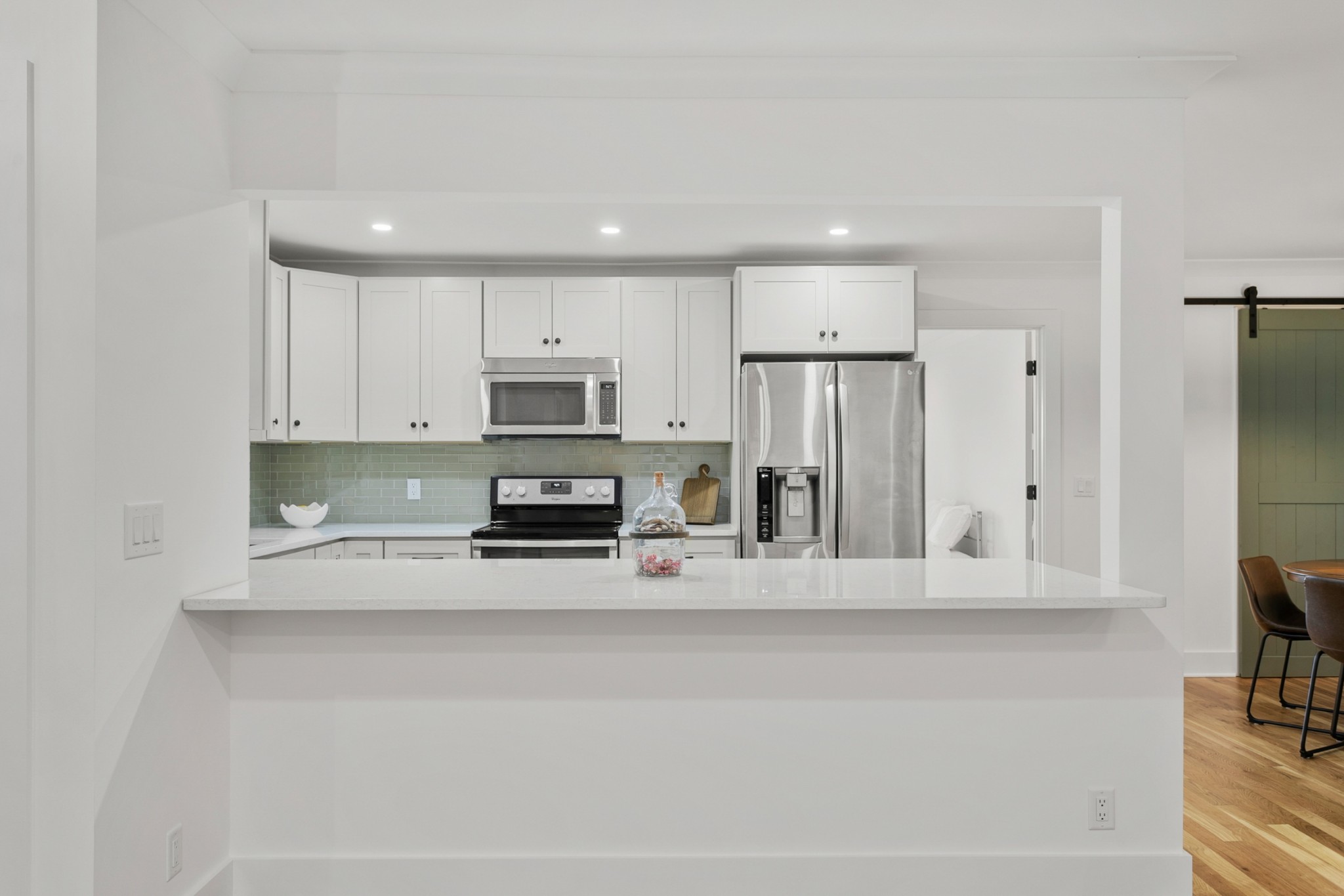 2338 North Road Murfreesboro, TN 37128 - Photo 10 of 48 a kitchen with stainless steel appliances a refrigerator sink and microwave