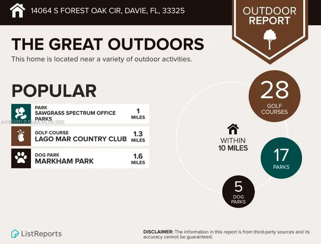 $515,000 | 14064 South Forest Oak Circle, Davie, FL 33325