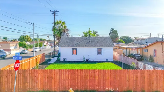 a aerial view of a house