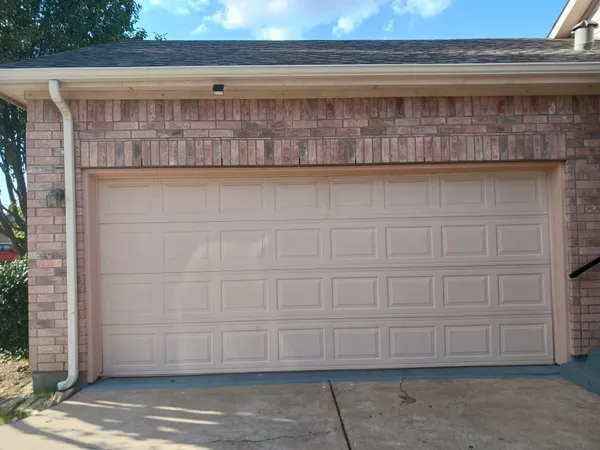 a view of a door of the house