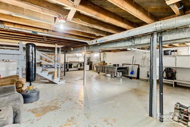 a view of storage and utility room