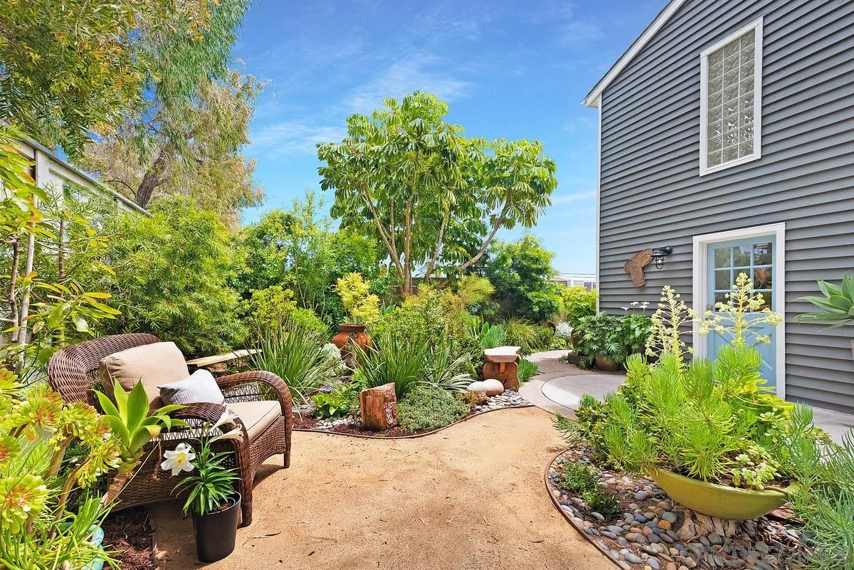 172 Avocado Street Encinitas, CA 92024 - Photo 2 of 19 a backyard of a house with lots of green space
