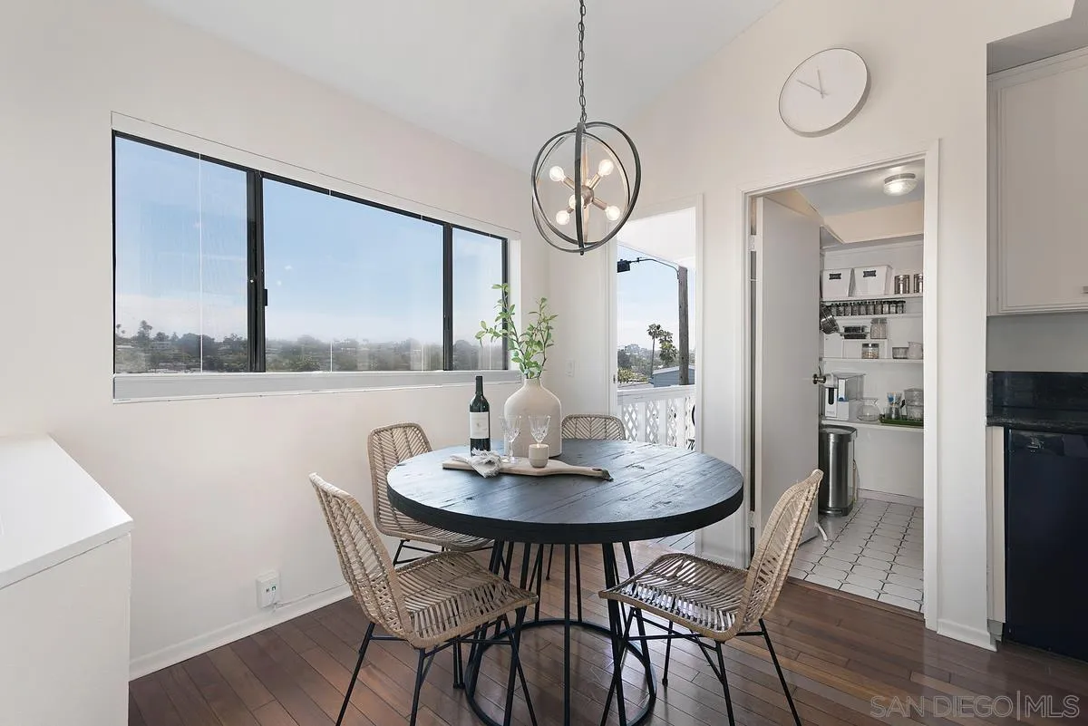 172 Avocado Street Encinitas, CA 92024 - Photo 6 of 19 a view of a dining room with furniture window and wooden floor