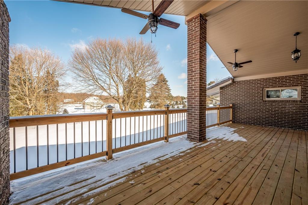 146 Shannon Road Renfrew, PA 16053 - Photo 23 of 25 a view of balcony with wooden floor and fence