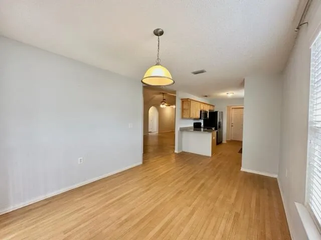 a bathroom with a white bath tub