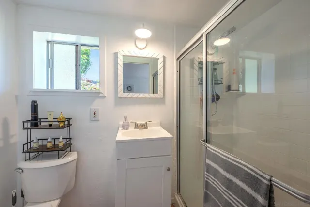 a view of a pathway with a yard