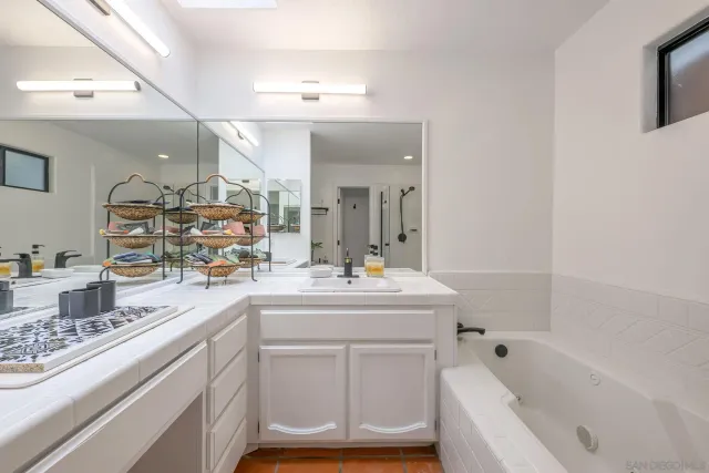 a view of a backyard with sitting area