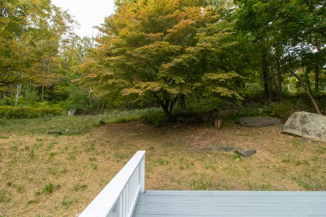 a view of outdoor space and deck