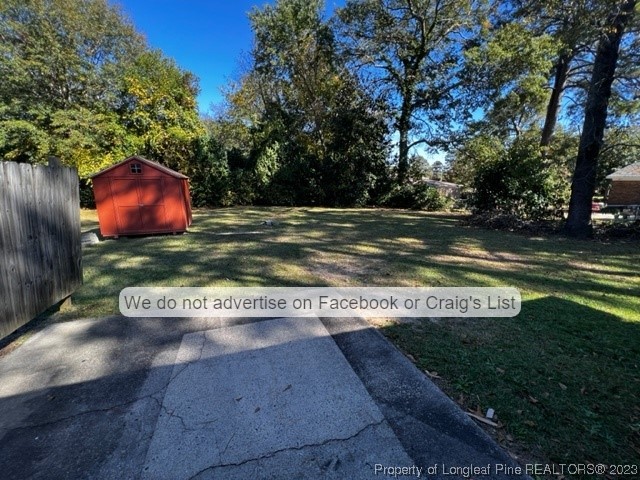 6211 Rannock Drive Fayetteville, NC 28304 - Photo 8 of 9 a view of a yard with an oven