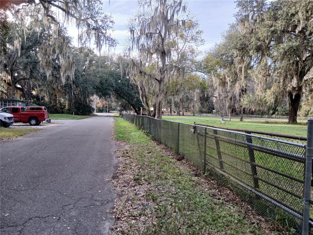 434 B Cty Rd Lake Lake Panasoffkee, FL 33538 - Photo 2 of 9 a garden view with a seating space